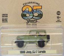 Greenlight x Karson 1980 Jeep CJ-7 Laredo - Jeep 85 Years 1:64 Diecast Car 51755