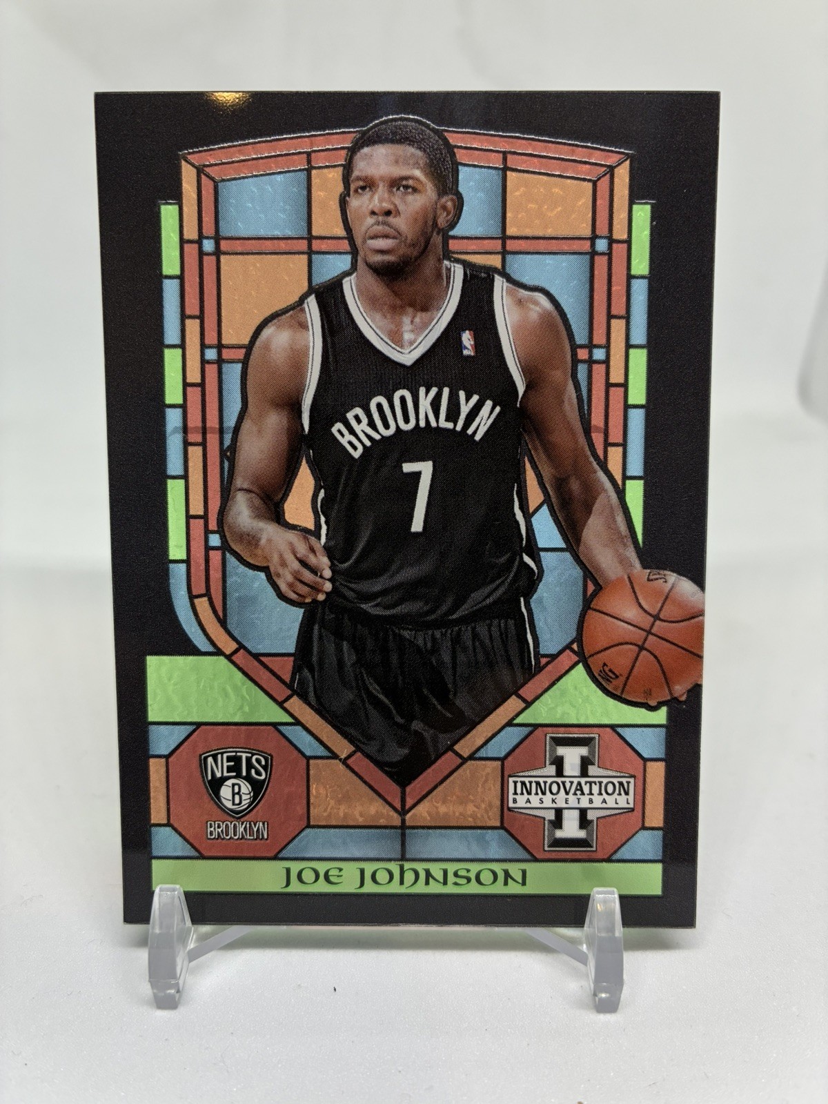 2013-14 Panini Innovation Stained Glass Joe Johnson #45