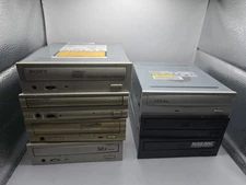 Vintage Lot 7 CD-ROM CD-RW Drives Sony Lite-On NEC Mad Dog HL Retro IDE