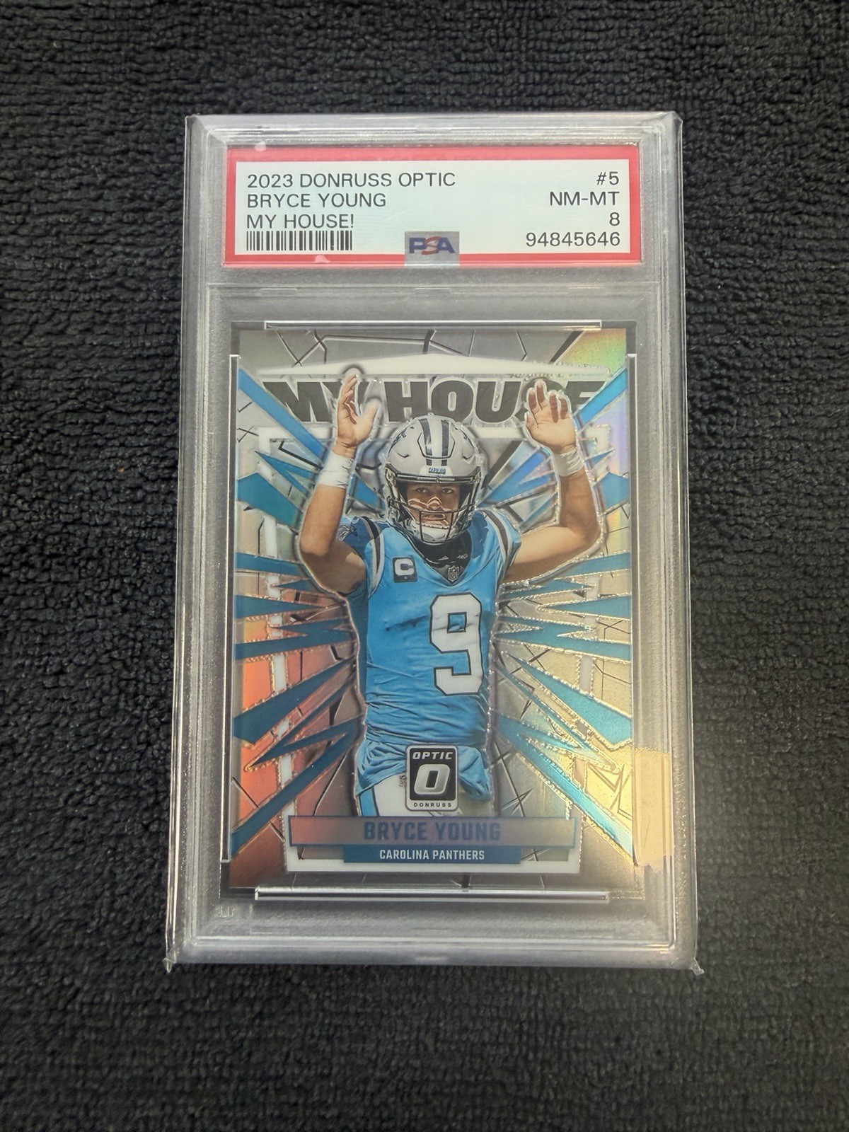 2023 Panini Donruss Optic My House Bryce Young #5 (RC) PSA 8