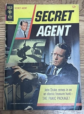 Secret Agent #1 Gold Key 1966 John Drake Patrick McGoohan TV Spy Comic