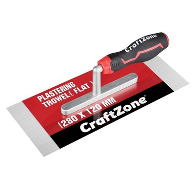 CRAFTZONE Concrete Trowel, 11'' x 5'' Flat Finishing High x