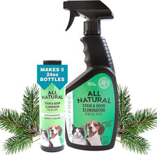 All Natural Stain Urine Odor Eliminator Pet Enzyme Cleaner. Makes 1 Gallon. Do