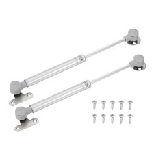 2 Pcs 40N/9lb Gas Struts for Cabinets Gas Spring Shocks Lift Supports Silver