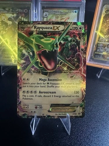Pokémon TCG Rayquaza EX Holo Card XY Black Star Promo XY66
