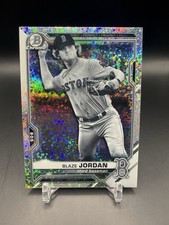 2021 Bowman Chrome Prospects Blaze Jordan BCP-195 Black White Mini Diamond RC