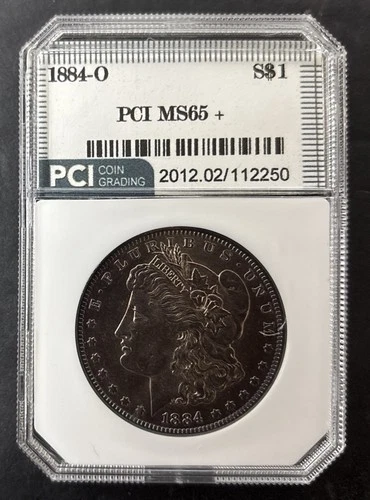 1884-O $1 Morgan Silver Dollar PCI MS-65 Mint State Toned Obverse