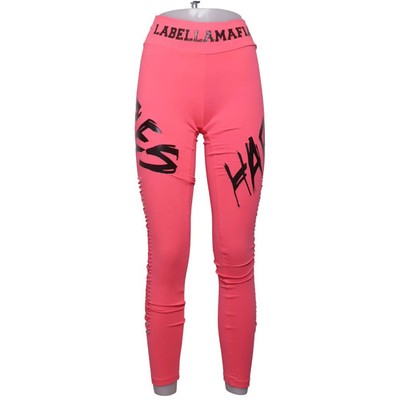Labellamafia, Sportleggings, Größe: S, Pink, Elasthan/Polyamid, Print #ELm