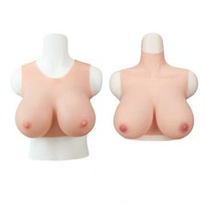 Crossdresser Breast Forms Silicone Breast plates B-G Cup Drag Queen Fake Boobs