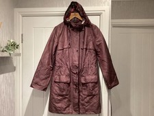 Ladies Per Una Waterproof Coat,size 8, burgundy, Stormwear,Marks & Spencer, Vgc
