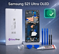 Samsung Galaxy S21 Ultra Oled G998 Display Original GrößE Bildschirm Rahmen