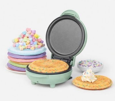 Giles & Posner Sorbet Mini Pfannkuchenmaschine - Mintgrün Regenbogen Spaß Waffel Snack