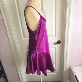 Cinema Etoile Vintage Size M Satin Nightie Lingerie Nightgown Chemise Usa