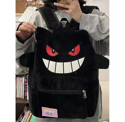 Pokémon Gengar Black Plush Kids Backpack with Adjustable  display picture 1