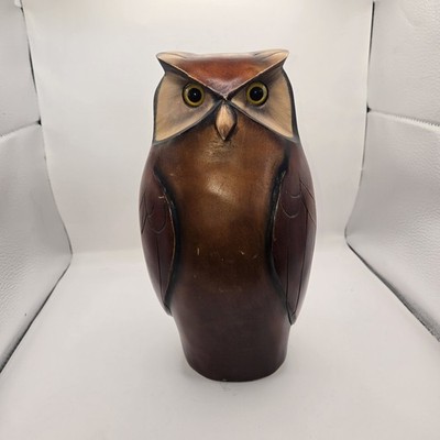 Rare Feathers Gallery Owl 6/90 1570/2000 Hand Painted And Carved Figurine Decor