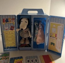 Knickerbocker Belle Doll W/Show N Go House Carrying Case Some Accessories VTG