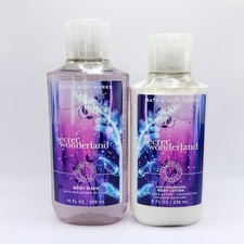 NEW BATH BODY WORKS SECRET WONDERLAND SHOWER GEL BODY WASH BODY LOTION SET
