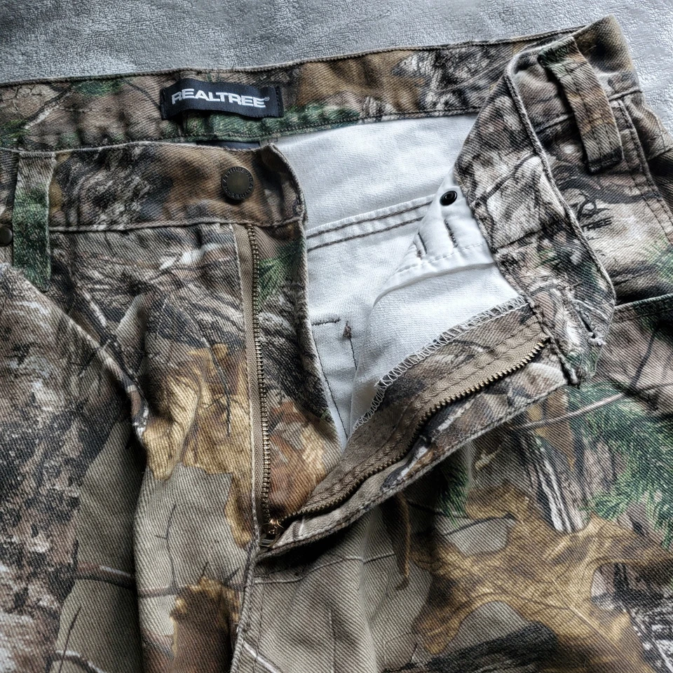 Realtree XTRA Camo Pants Mens 35x30 AP All Purpose Dark Timber Camouflage - Image 3 of 4