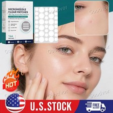 Microneedle Clear Patches, 2-in-1 Microneedle Hydrocolloid Patch Blemish Care