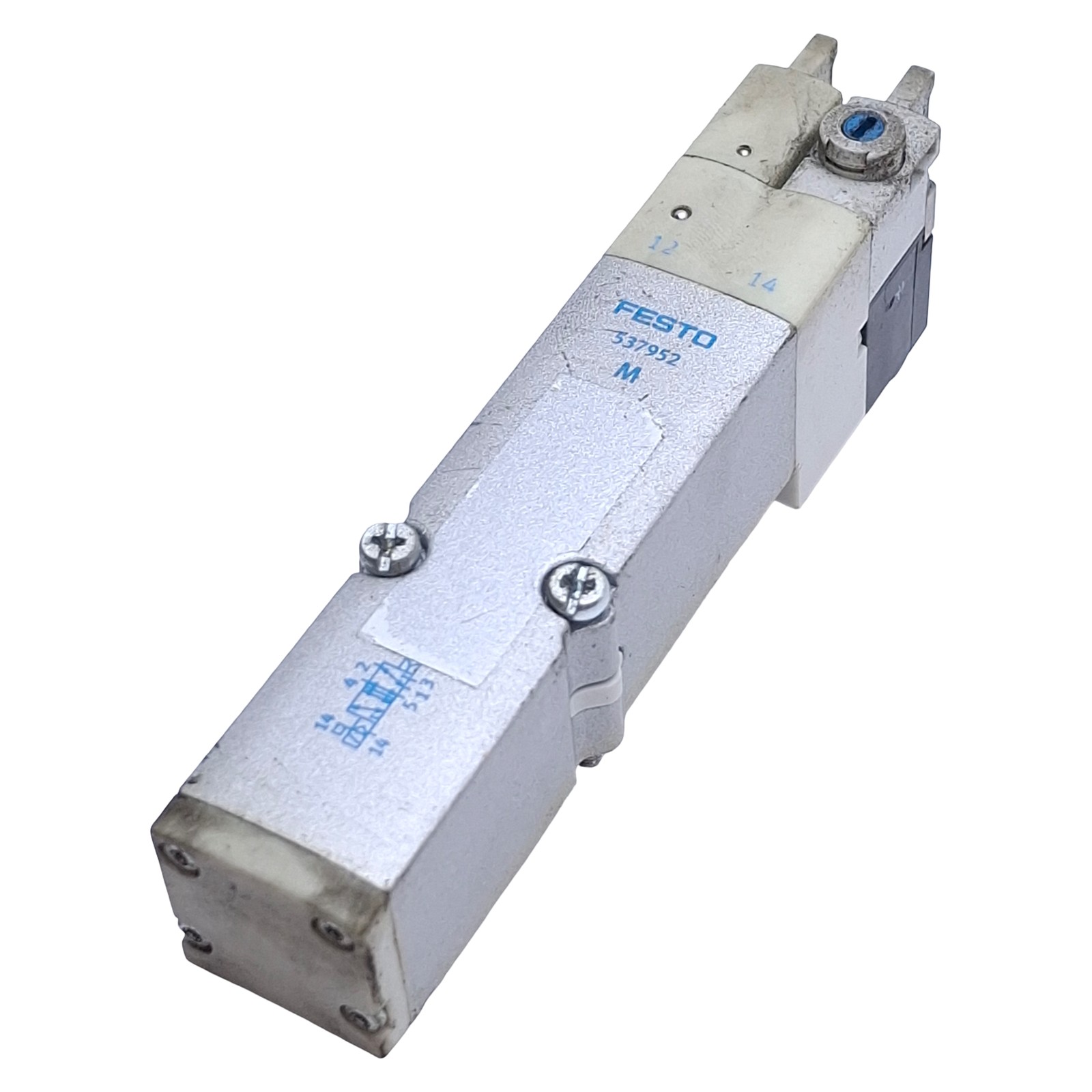 Festo VMPA2-M1H-M-PI 537952 Solenoid Valve, 5/2 Way, 1MPa Max, 24VDC Coil