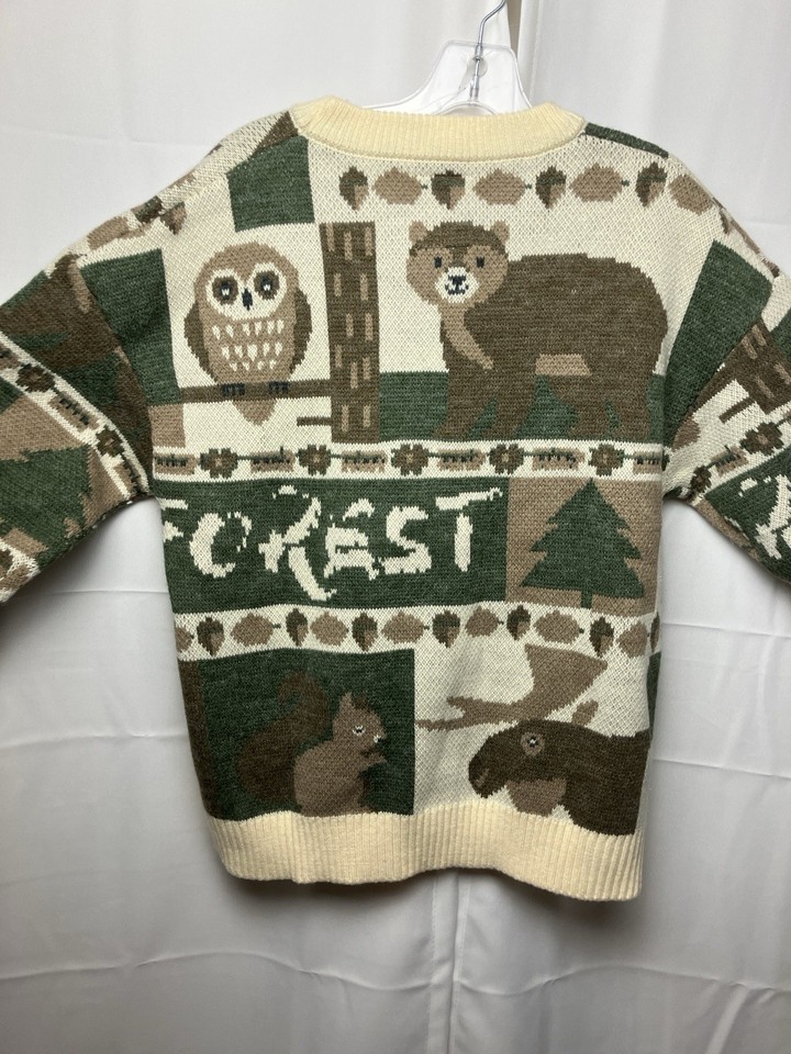 Adam Freak Sweater Mens Medium High Street Fashion Pullover Forest ...