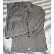39 Brooks Brothers 2 pc Suit Gray Blazer Jacket Pants Mens 35x28.5  *NEW $1200