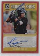 2018 Donruss Optic Signature Series Red Prizm 4/25 Adrian Valerio Auto 1cc7