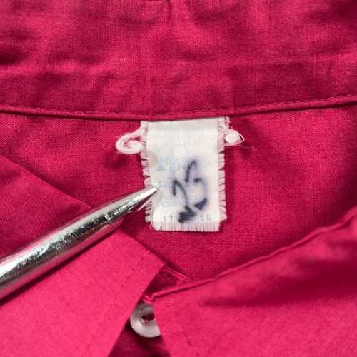 VTG Malco Modes Western Shirt Mens 17X36 Red Pearl Snap Cowboy Rodeo Made In USA - Picture 8 of 17