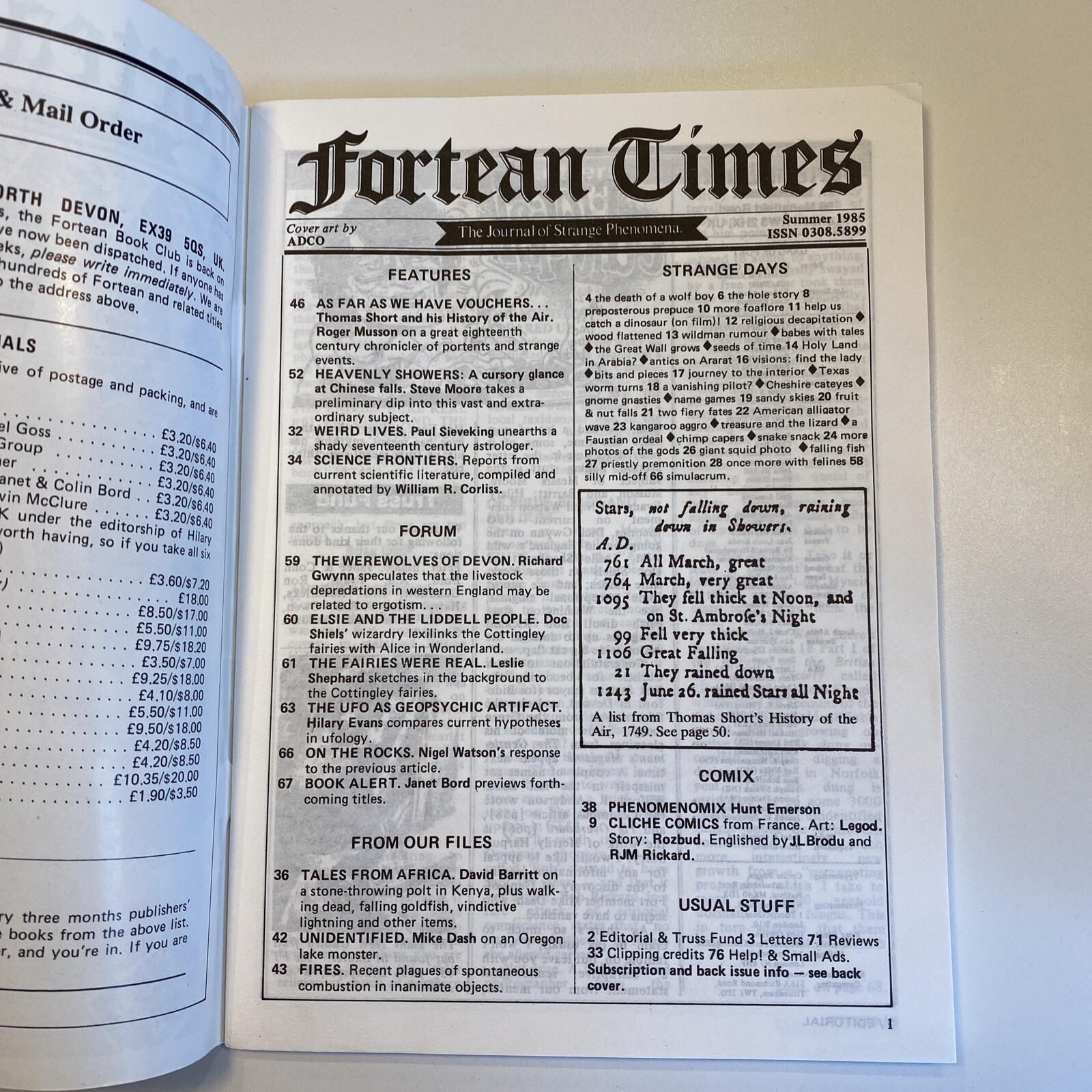 Fortean Times Issue 44 Summer 1985 Rare! eBay