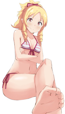 Eromanga Sensei Yamada Elf Weatherproof Anime Sexy Waifu Sticker 6'' Car Decal