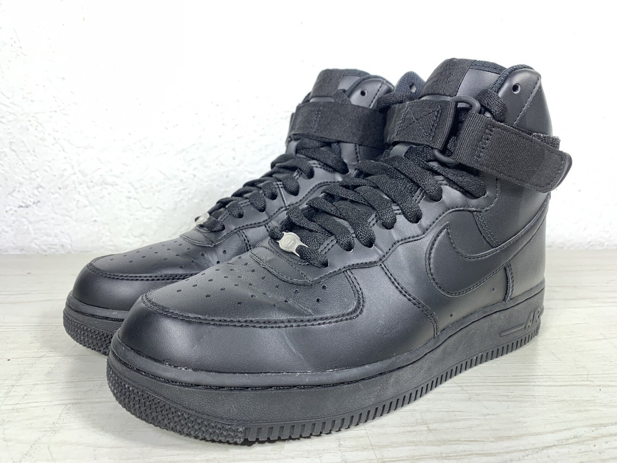 High Top Triple Black Af1 Nike AF1 Air Force High-Top Triple Black