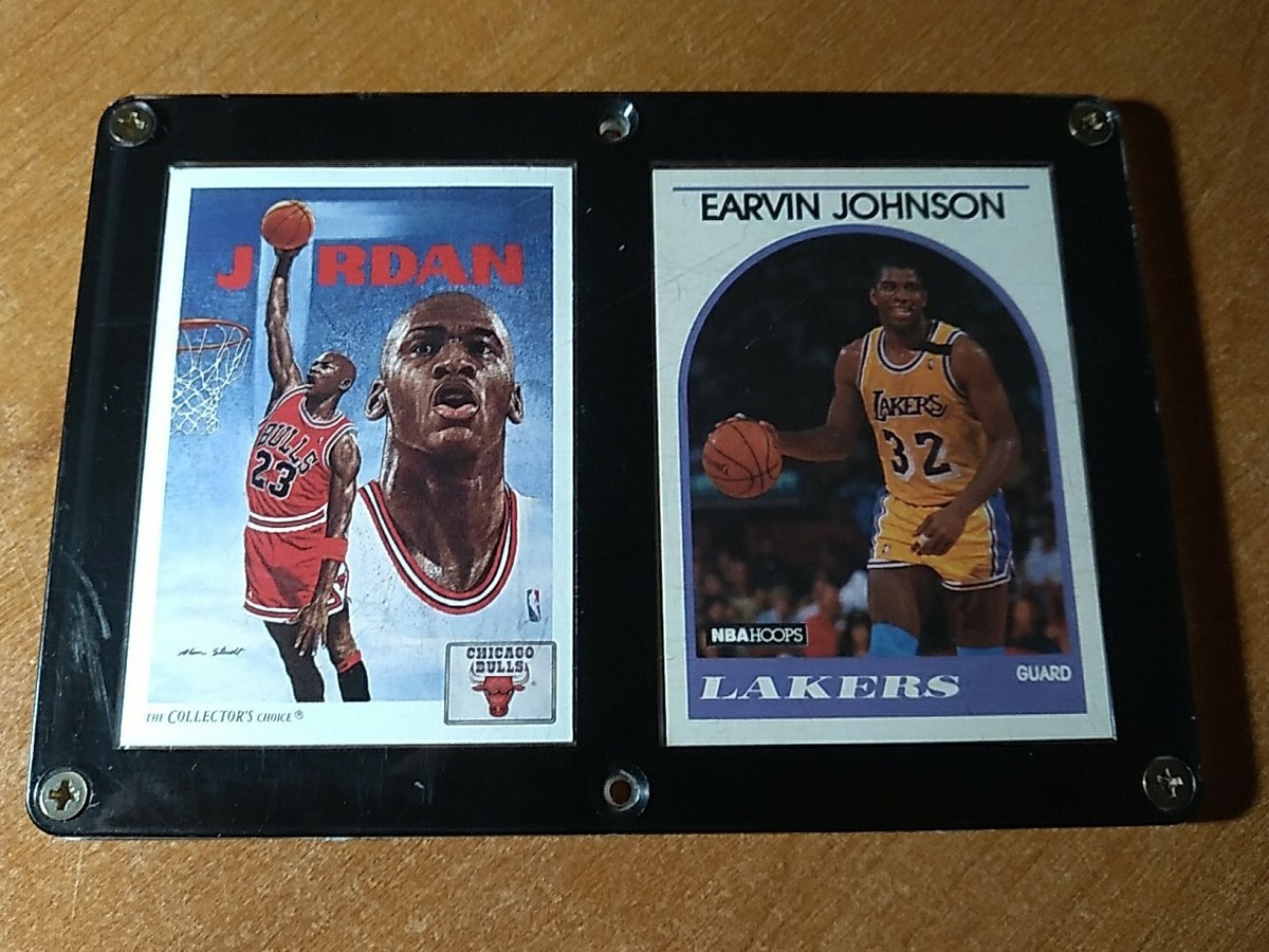 Michael Jordan and Magic Johnson Cardset - In Hard Plastic! (U.D. 