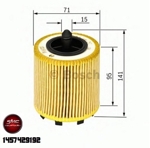 Kit Tagliando 4 Filtri Bosch Vw Golf 5 V 2.0 TDI Bmm - Miniatura 4