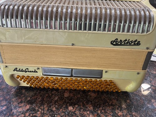 VINTAGE ARTISTE PETITE GRANDE AKKORDEON VOLL FUNKTIONSFÄHIG TOP ZUSTAND - Bild 3 von 6