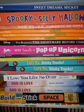 Childrens Books-Popup, Lego, Monster Inc. col...