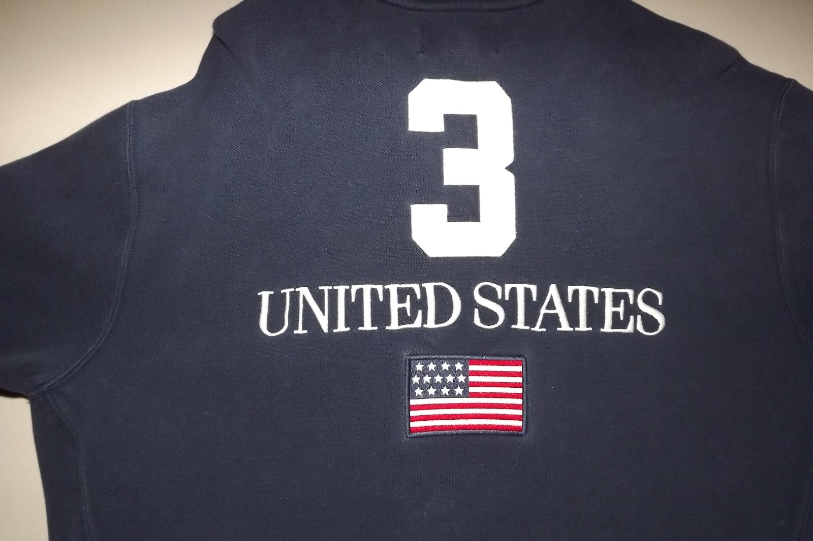 RARA VINTAGE POLO RALPH LAUREN USA HUGE PONY Giacca RICAMATA UOMO XL T515