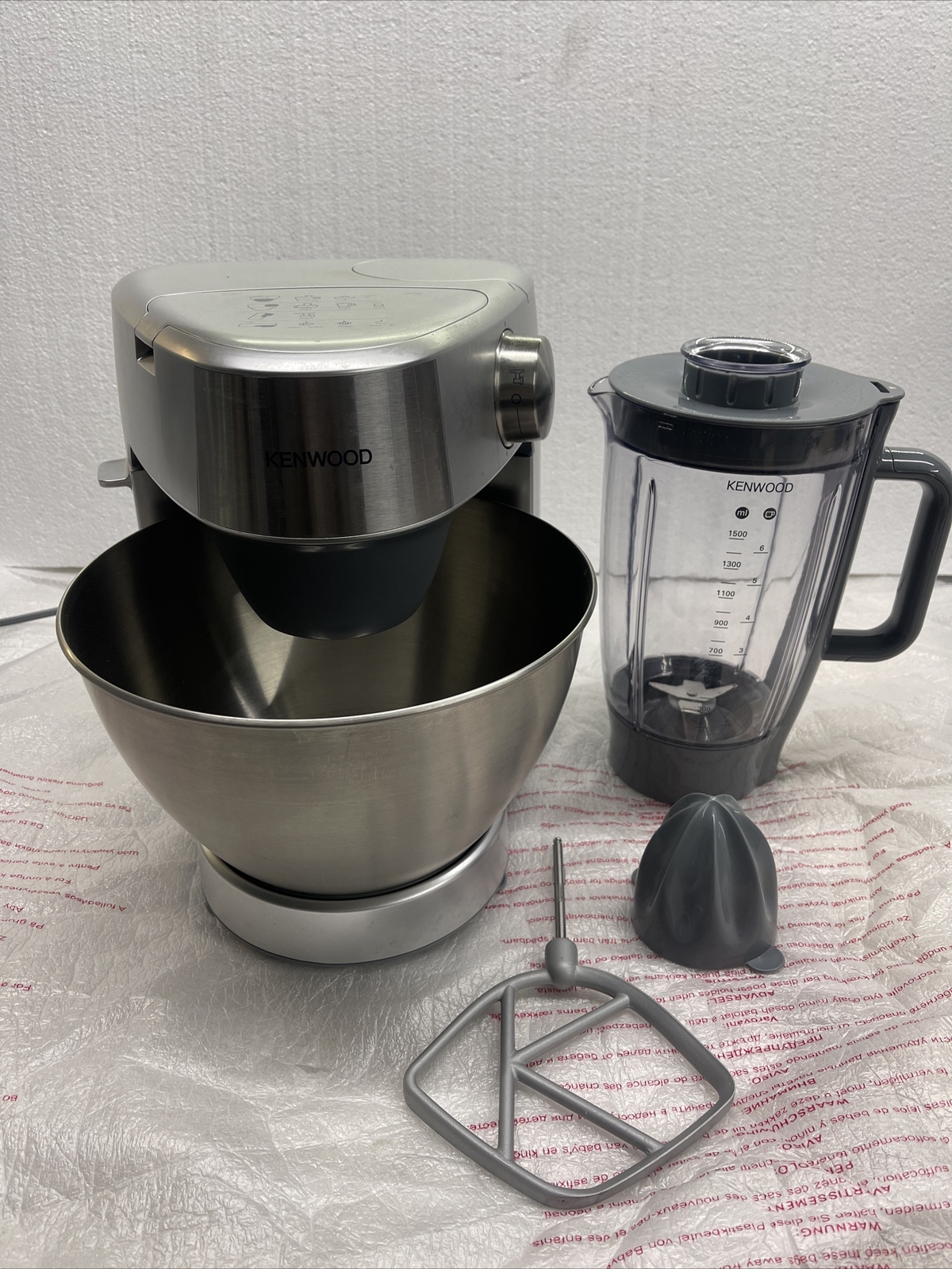 Kenwood Prospero KHC29 Stand Mixer Stainless Steel MISSING ACCESSORIES