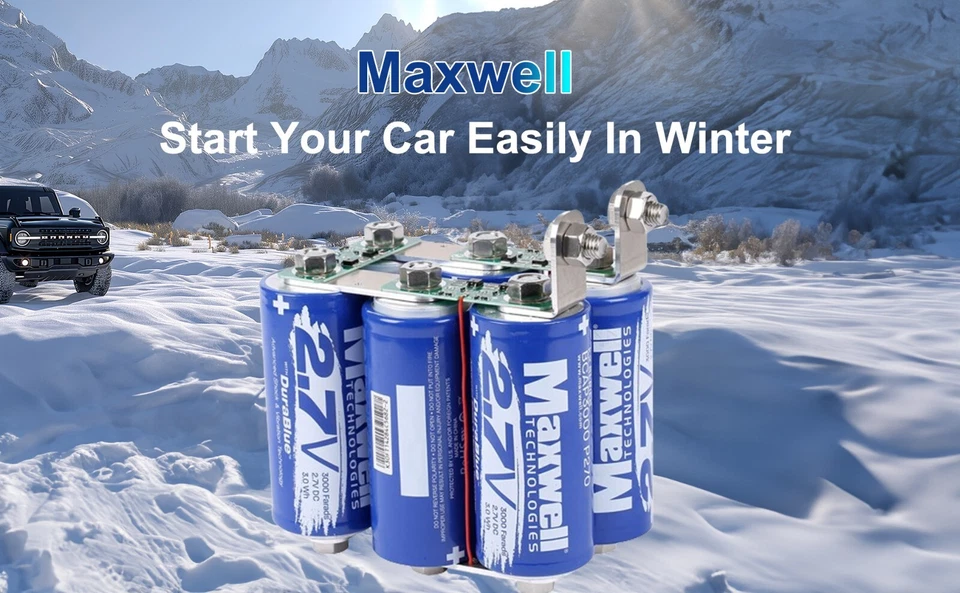 Maxwell 16V 500F супер аудио конденсатор аккумулятор 6шт 2.7V 3000Farads стартер - Изображение 3 из 4