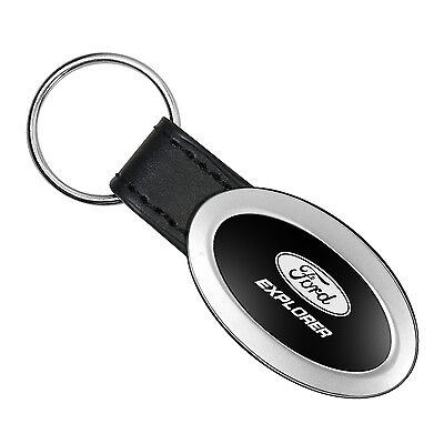 Lincoln MKS GT Black Leather Chrome Car Fob Key Chain Ring Au-Tomotive Gold INC Lincoln MKS GT Black Leather Chrome Car Fob Key Chain Ring Au-Tomotive Gold INC