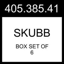 IKEA SKUBB Box Set Of 6 Dark Gray  405.385.41