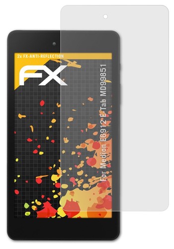 atFoliX 2x Film Protection d'écran pour Medion E6912 E-Tab MD99851 mat&antichoc - Photo 3/9