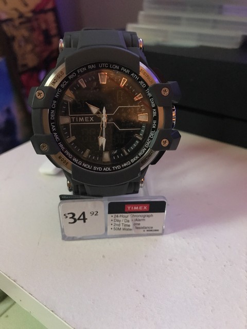 timex men's tactic dgtl big combo resin strap watch