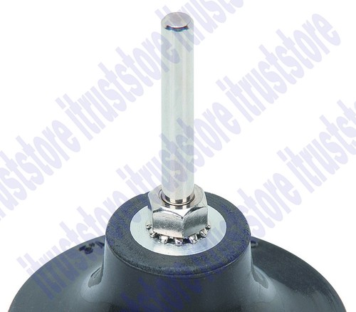 Soporte de disco de lijado de acondicionamiento flexible de 3 in accesorio de bloqueo giratorio vástago de 1/4 - Imagen 3 de 3