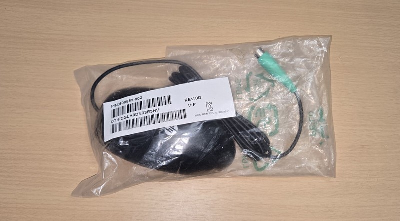HP Original PS/2 Connector Optical Mouse - Black