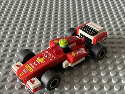 Lego Shell Ferrari F138 Rennwagen Rot  City Eisenbahn ( B8)