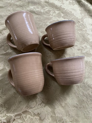 Pfaltzgraff Folk Art Mugs 2 Large Two Small Soup Mugs ASO Gilmore Girls Kitchen - Picture 4 of 10