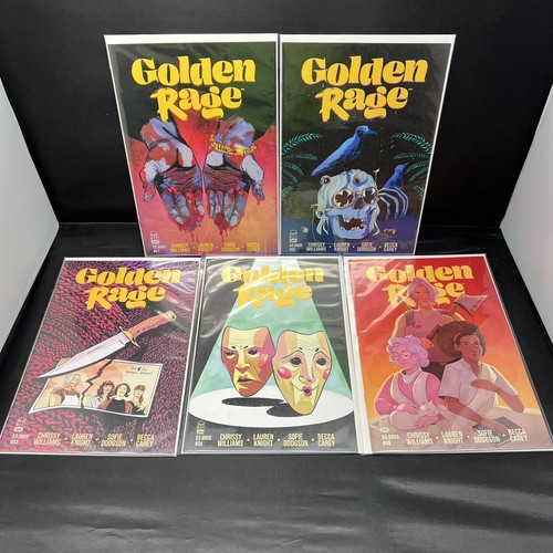 Golden Rage 1 2 3 4 5 Complete Comic Lot Run Set Image Williams Collection - 第 1/6 張圖片
