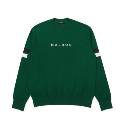 Genuine Malbon Golf Basic Bucket Denny Sweater GREEN (MAN