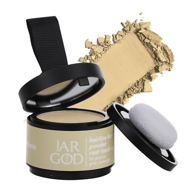 Ligh Blonde Hairline Powder Hair Fibers Cover up Grey Hair Root Concealer Jargod