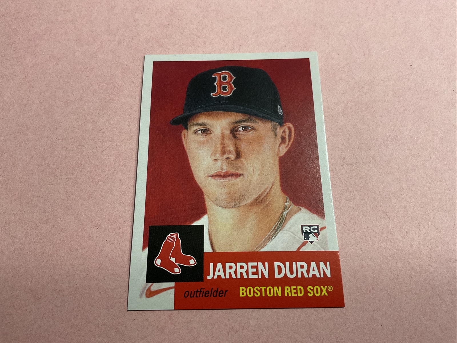 Jarren Duran Rookie 2022 Topps Living Set #505 Boston Red Sox